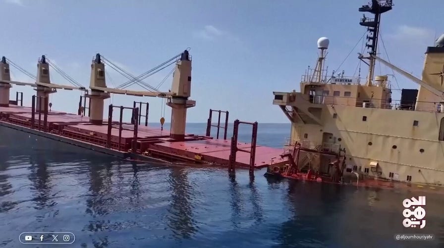 Houthi struck ship in Red Sea becomes first to sink during war