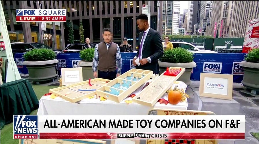 All-American made toys companies on display in FOX Square