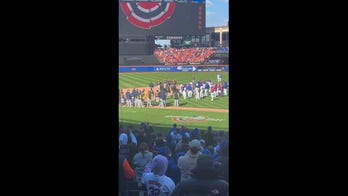 Benches clear in Mets-Brewers opening day game