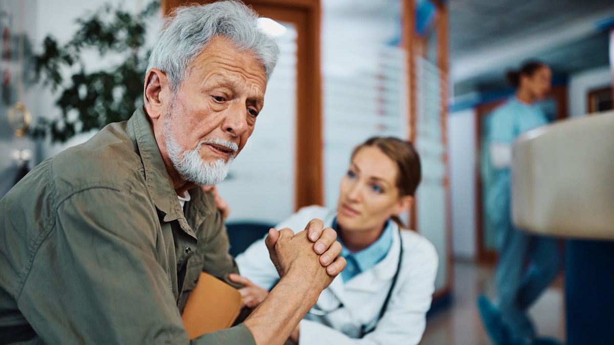 Man upset with doctor