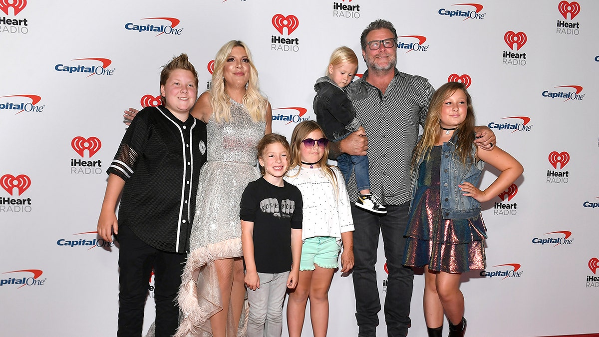 Tori Spelling kids red carpet